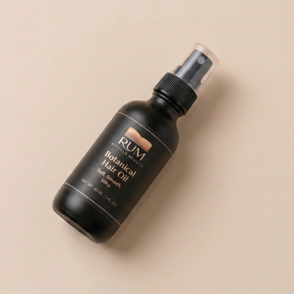 Restorative leave-in hair oil product image by RUM Rituals Beauty
